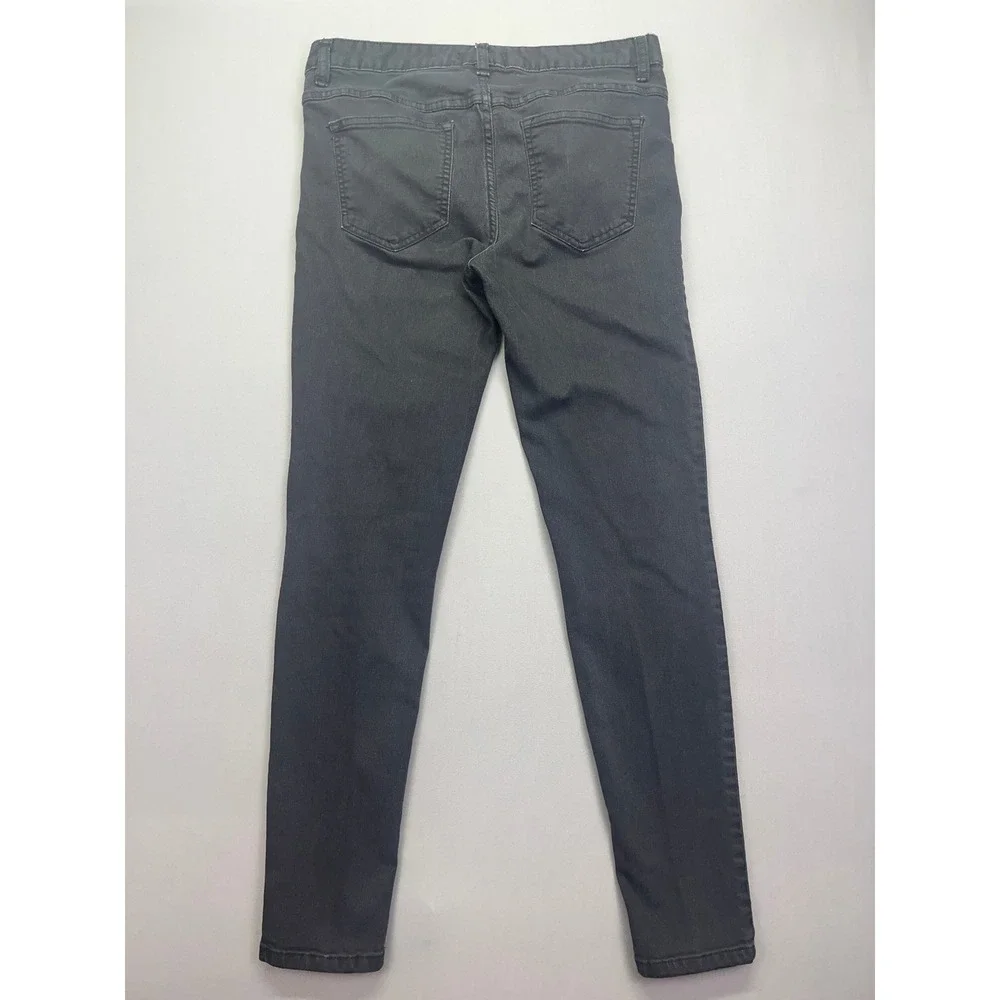 Free People Distressed Knee Skinny Jeans Dark Wash‎ Denim Sz 27 Fits 29